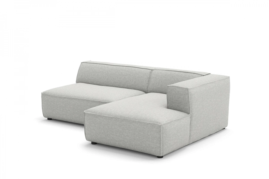 Model MODULARIS WB (wysoki bok) - Modularis WB sofa 2 osobowa + longchair prawy